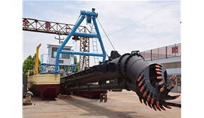 A brief introduction to the structure of positioning pile on dredger